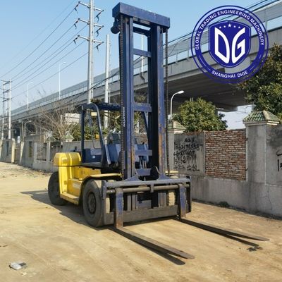 10 টন বড় ব্যবহৃত Komatsu ফর্ক লিফট জাপান থেকে মূল