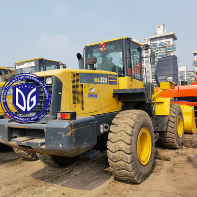 এনার্জি দক্ষ ব্যবহৃত Komatsu লোডার WA320-5 মূল শ্রম সঞ্চয় সীমিত স্টক