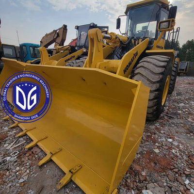 Komatsu WA470-3 বড় খনির ইঞ্জিনিয়ারিংয়ের জন্য ব্যবহৃত লোডার নির্মাণ সরঞ্জাম