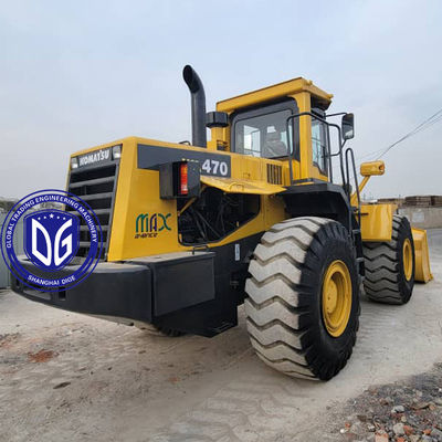 Komatsu WA470-3 বড় খনির ইঞ্জিনিয়ারিংয়ের জন্য ব্যবহৃত লোডার নির্মাণ সরঞ্জাম