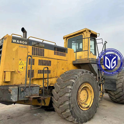 চলমান টাইপ চাকা লোডার Komatsu WA600 লোডার ব্যবহৃত খননকারক