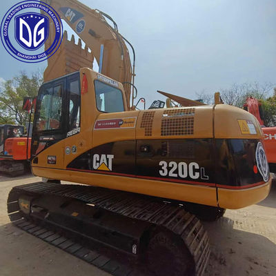 CAT320C 20 টন ব্যবহৃত Caterpillar হাইড্রোলিক এক্সক্যাভারেটর প্রথম মডেল বিক্রয়ের জন্য প্রস্তুত