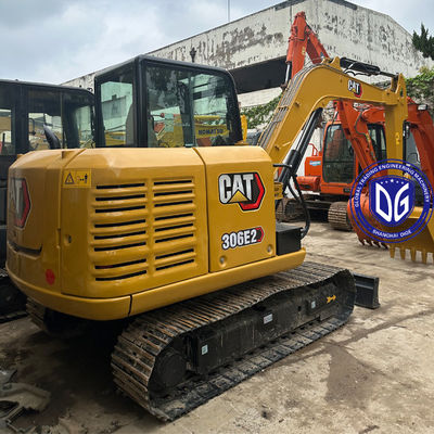 CAT306E 6 টন Caterpillar Crawler মিনি ব্যবহৃত Excavator খুব নতুন এবং ভাল অবস্থায়