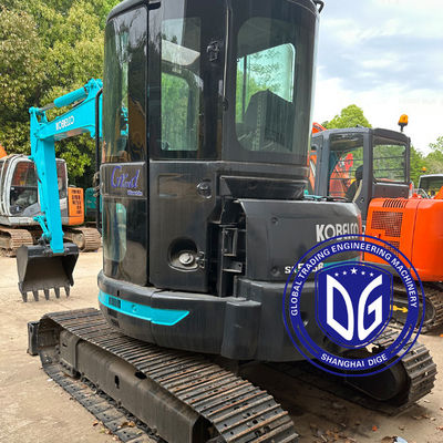 ব্যবহৃত SK55 Kobelco মিনি ক্রলার হাইড্রোলিক খননকারী,5.৫ টন, ৯০% নতুন, এখনই বিক্রির জন্য প্রস্তুত