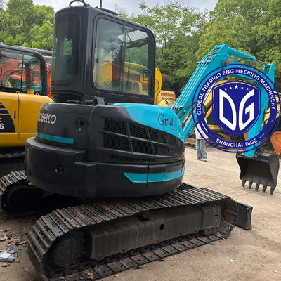 ব্যবহৃত SK55 Kobelco মিনি ক্রলার হাইড্রোলিক খননকারী,5.৫ টন, ৯০% নতুন, এখনই বিক্রির জন্য প্রস্তুত