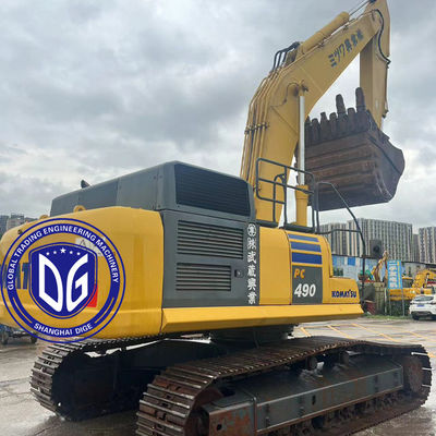 ব্যবহৃত PC490 Komatsu 49Ton ক্রলার হাইড্রোলিক বড় খননকারী ভাল অবস্থায় বিক্রির জন্য প্রস্তুত