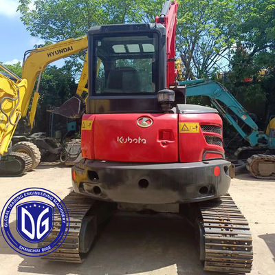 Kubota KX163 6.3 টন মিনি ব্যবহৃত খননকারী জাপান থেকে উৎপত্তি চমৎকার অবস্থায়