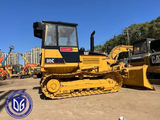 D5C ব্যবহৃত Caterpillar Dozer হাইড্রোলিক বুলডোজার বিস্ময়কর ক্ষমতা সঙ্গে