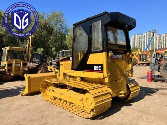 D5C ব্যবহৃত Caterpillar Dozer হাইড্রোলিক বুলডোজার বিস্ময়কর ক্ষমতা সঙ্গে