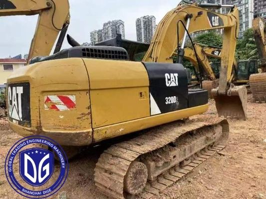 320D2 উচ্চতর লোড হ্যান্ডলিং ক্ষমতা সঙ্গে 20 টন ব্যবহৃত Caterpillar Excavator
