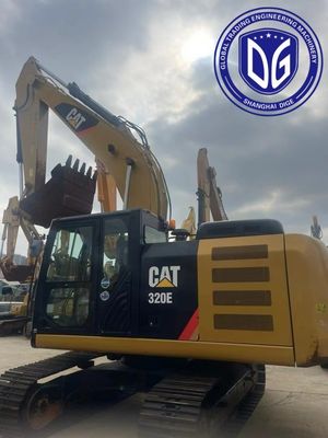 ব্যবহৃত CAT320E 20Ton Caterpillar Crawler ব্যবহৃত Excavator মূল এবং মসৃণ অপারেশন