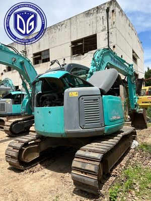 ম্যানুভেল Sk75SR ব্যবহৃত Kobelco 7.5 টন Excavator নির্মাণের জন্য বহুমুখী