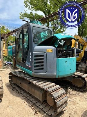 ম্যানুভেল Sk75SR ব্যবহৃত Kobelco 7.5 টন Excavator নির্মাণের জন্য বহুমুখী