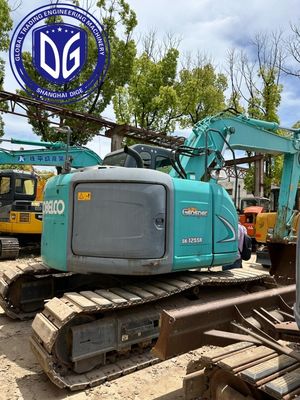 নমনীয় Sk125SR ব্যবহৃত Kobelco Excavator 12.5 টন শক্তিশালী বহুমুখী নির্মাণের জন্য