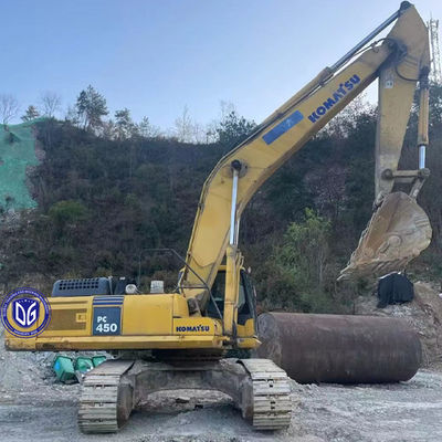 ৪৫ টন কমাতু পিসি৪৫০-৮ ব্যবহৃত খননকারীর গুণমান নিশ্চিত, জাহাজে পাঠাতে প্রস্তুত