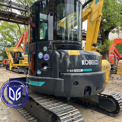 নরমভাবে ব্যবহৃত Kobelco SK55 5.5 টন ক্রলার এক্সক্যাভেটর প্রতিক্রিয়াশীল নিয়ন্ত্রণ
