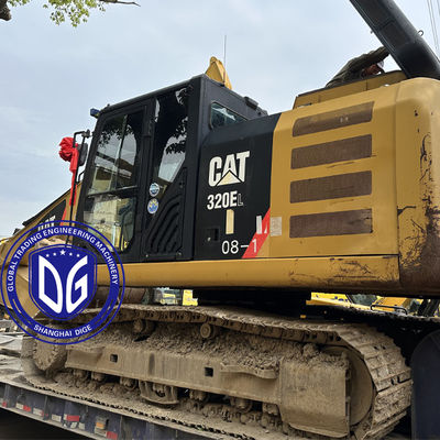 ব্যবহৃত CAT320E 20 টন ক্যাটারপিলার ক্রলার ব্যবহৃত খননকারী আসল ভালো অবস্থায়