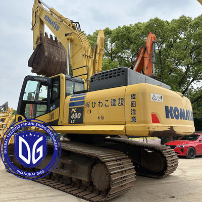 ব্যবহৃত Komatsu PC490 49Ton ক্রলার Excavator বড় খনির সরঞ্জাম মূল এবং উপলব্ধ