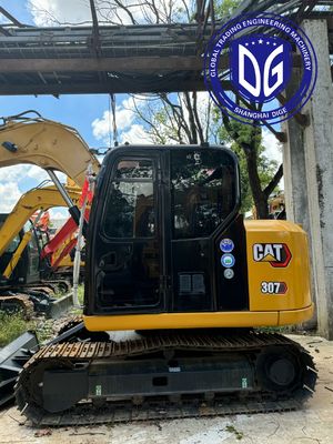 বিড়াল খননকারী 307 ব্যবহৃত Caterpillar খননকারী 7 টন
