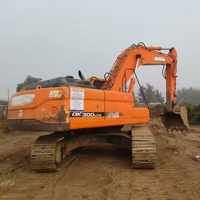 মূল Doosan DX300LCA ব্যবহৃত হাইড্রোলিক Excavator সঙ্গে ইঞ্জিন DE08TIS বিক্রয়ের জন্য ক্রলার Excavator