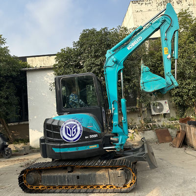 হাইড্রোলিক কোবেলকো ছোট খননকারী 5.23m*1.96m*2.60m ছোট নির্মাণ সাইটের জন্য সহজ অপারেশন