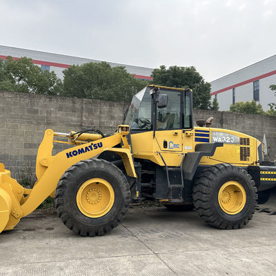 ব্যবহৃত WA320-5 লোডার জাপান Komatsu WA320-3 WA320-5 WA470-3 WA470-6 চাকা লোডার চমৎকার অবস্থায়