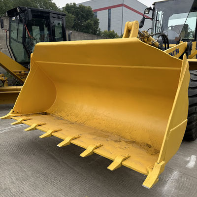 ব্যবহৃত WA320-5 লোডার জাপান Komatsu WA320-3 WA320-5 WA470-3 WA470-6 চাকা লোডার চমৎকার অবস্থায়