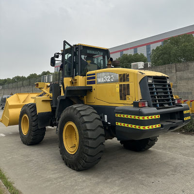 ব্যবহৃত WA320-5 লোডার জাপান Komatsu WA320-3 WA320-5 WA470-3 WA470-6 চাকা লোডার চমৎকার অবস্থায়