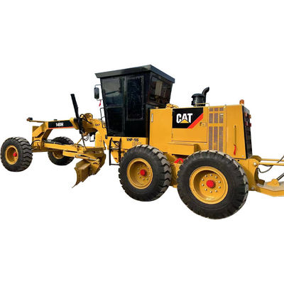হাইড্রোলিক ড্রাইভিং ফর্ম Caterpillar Grader 140h 14677kg মেশিন ওজন এবং সঠিক রাস্তা গ্রেডিং জন্য