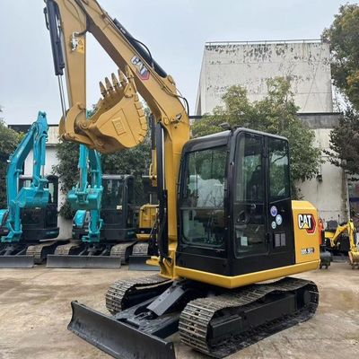 ব্যবহৃত Caterpillar Excavator 5.6km/H গতি এবং ব্যস্ত শহুরে পুনর্গঠন সাইটের জন্য চালনাযোগ্যতা