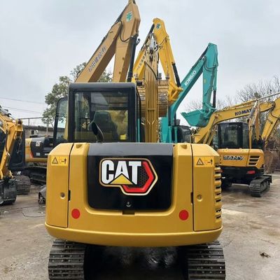 ব্যবহৃত Caterpillar Excavator 5.6km/H গতি এবং ব্যস্ত শহুরে পুনর্গঠন সাইটের জন্য চালনাযোগ্যতা