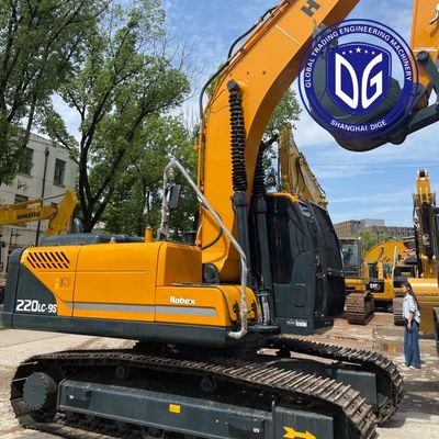 ব্যবহৃত হুইন্ডাই 220LC-9S Excavator. 22 টন ভারী সরঞ্জাম চমৎকার কাজের অবস্থায়