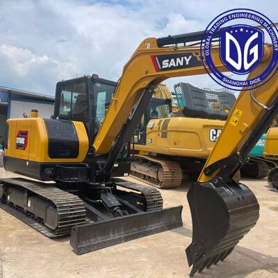 Sy60 6 টন ব্যবহৃত SANY Excavator ব্যবহৃত Excavator হাইড্রোলিক মেশিন