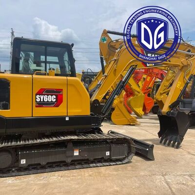 Sy60 6 টন ব্যবহৃত SANY Excavator ব্যবহৃত Excavator হাইড্রোলিক মেশিন