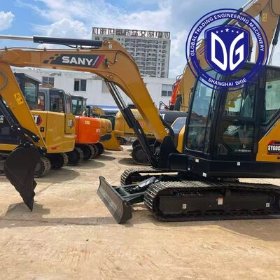 Sy60 6 টন ব্যবহৃত SANY Excavator ব্যবহৃত Excavator হাইড্রোলিক মেশিন