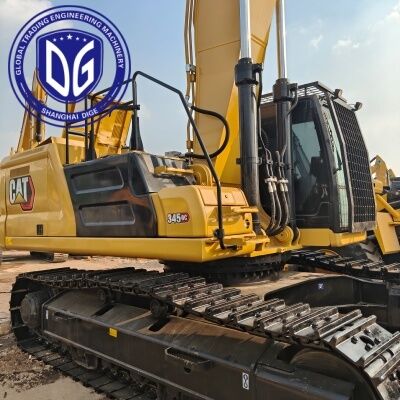 জাপান Caterpillar CAT 345 Excavator উচ্চ ক্ষমতা হাইড্রোলিক Excavator 45 টন ব্যবহৃত Excavator গরম বিক্রয় স্টক