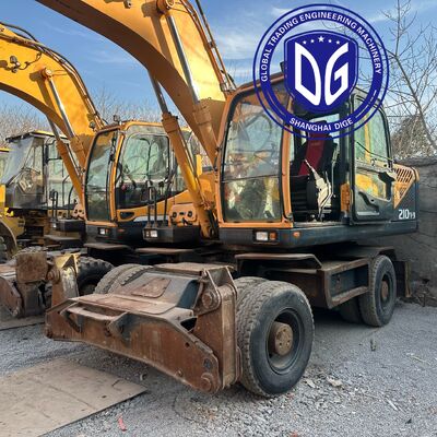 বিক্রয়ের জন্য ব্যবহৃত হুন্ডাই 210W-9 চাকাযুক্ত এক্সকাভেটর | দক্ষ এবং রপ্তানি প্রস্তুত