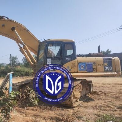 জাপান ব্যবহৃত Komatsu Excavator PC360হাইড্রোলিক Excavator 36 টন ব্যবহৃত Excavator স্টক