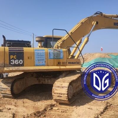 জাপান ব্যবহৃত Komatsu Excavator PC360হাইড্রোলিক Excavator 36 টন ব্যবহৃত Excavator স্টক