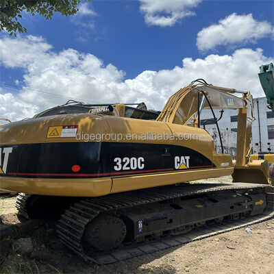স্টকে সেরা দামে ব্যবহৃত ক্যাটারপিলার 320C 20t এক্সকাভেটর, বিক্রয়ের জন্য মজবুত টেকসই শক্তিশালী এক্সকাভেটর