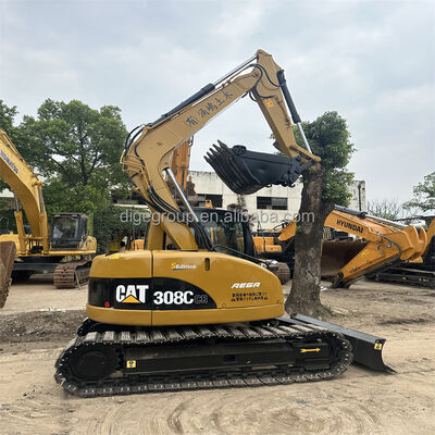 সস্তা দামের সাথে স্টক ব্যবহৃত Caterpillar 308C 8t খননকারক গরম বিক্রয় ভাল অবস্থায় সেকেন্ড হ্যান্ড শক্তিশালী খননকারক বিক্রয়ের জন্য