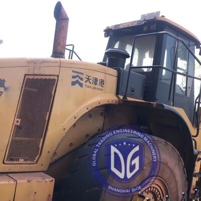 জাপান ৬.৫ টন ব্যবহৃত Caterpillar চাকা লোডার CAT980H চাকা লোডার উচ্চমানের স্টক আছে